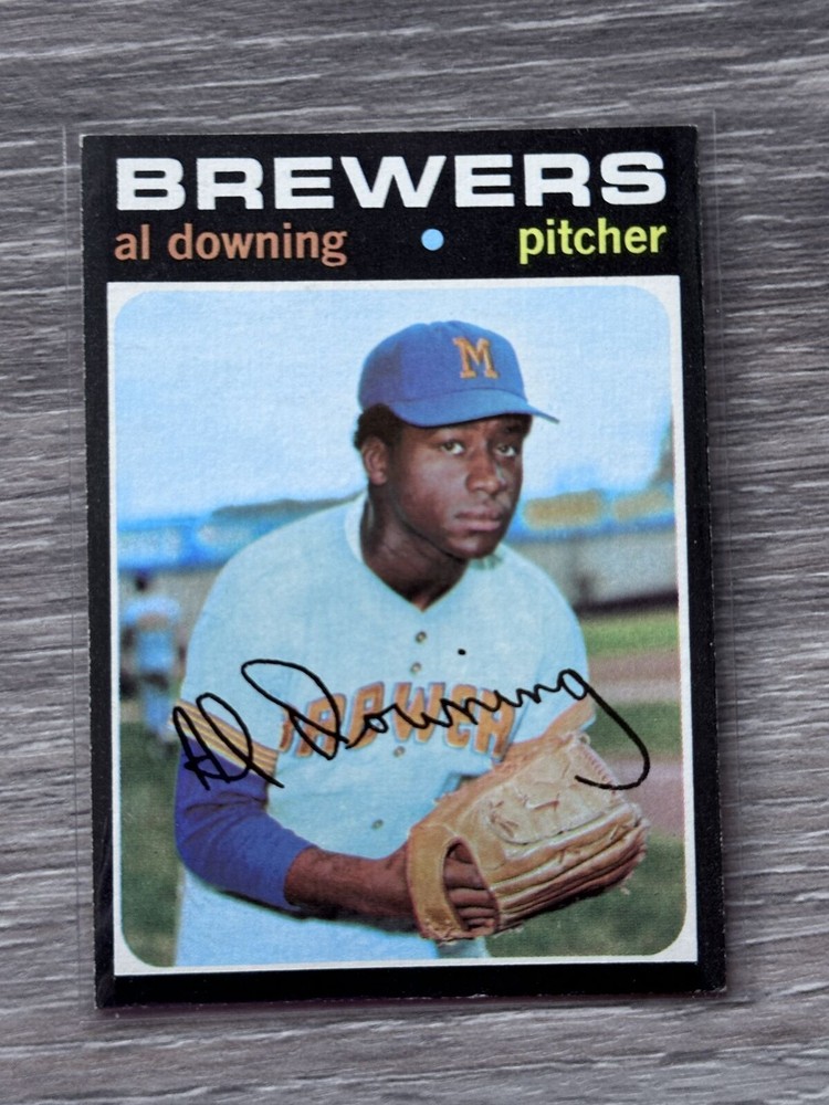 # 182 Al Downing Milwaukee Brewers 1971 Topps