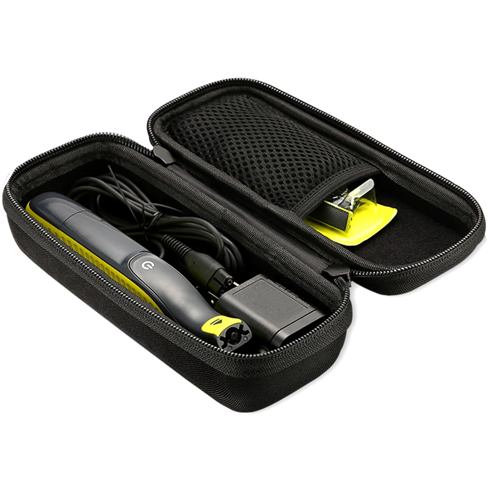 Hard Case for Hybrid Electric Trimmer and Shaver, Travel Organizer Carrying Bag