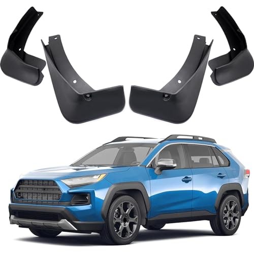 4 Pack Truck Mud Flaps Fit for 2019–24 Toyota RAV4 Adventure & TRD Off-Road