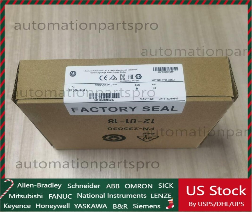 New Factory Sealed Allen-Bradley 1756-HSC ControlLogix High Speed Counter Module