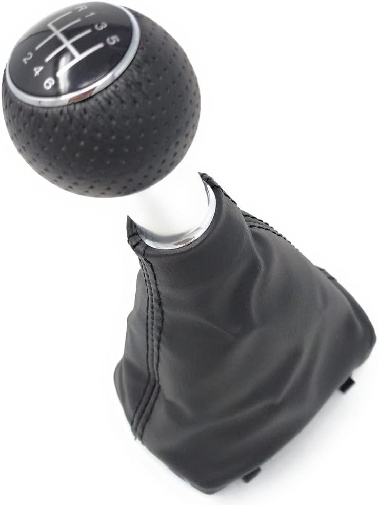 For Audi A4 B6 B7 S-Line Gear Shift Stick Black Gaiter Knob 6 Speed Uk Stock