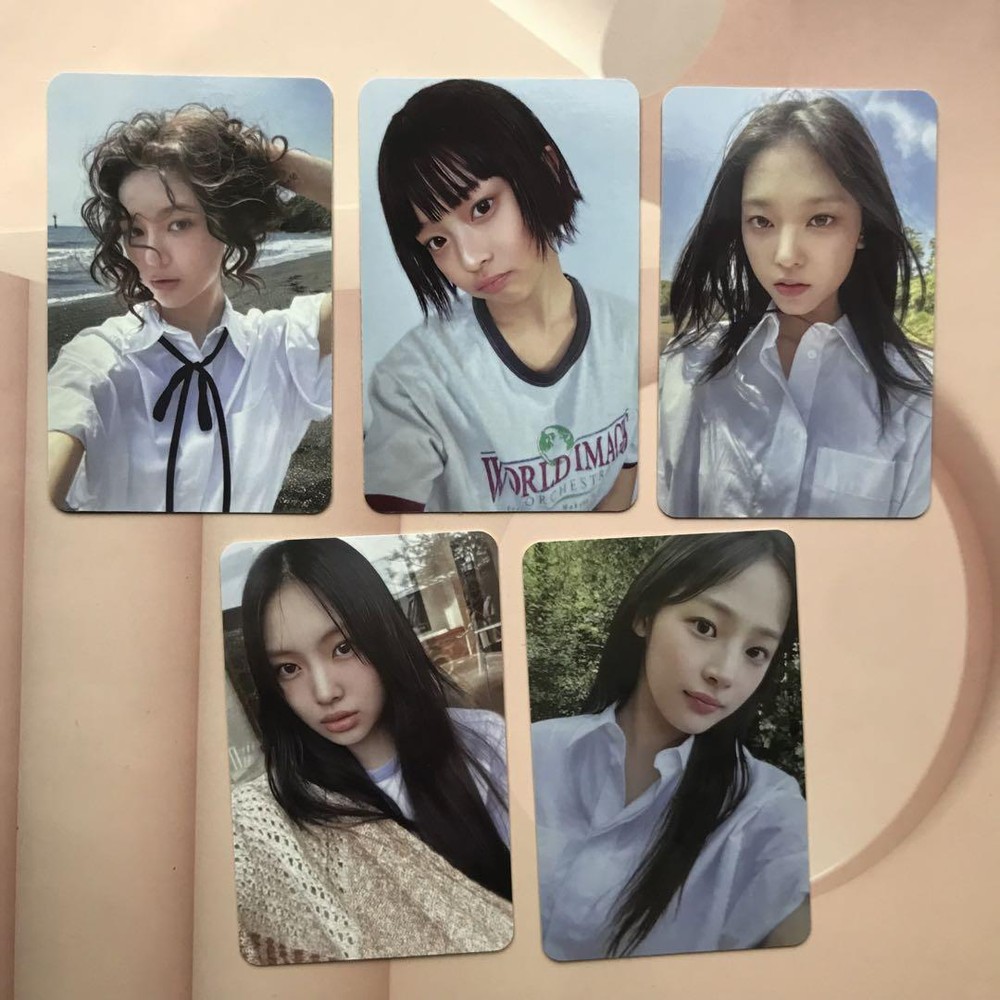 NewJeans How Sweet Pre-Recorded Winning Limited Sanoku Photocard 5 Pieces