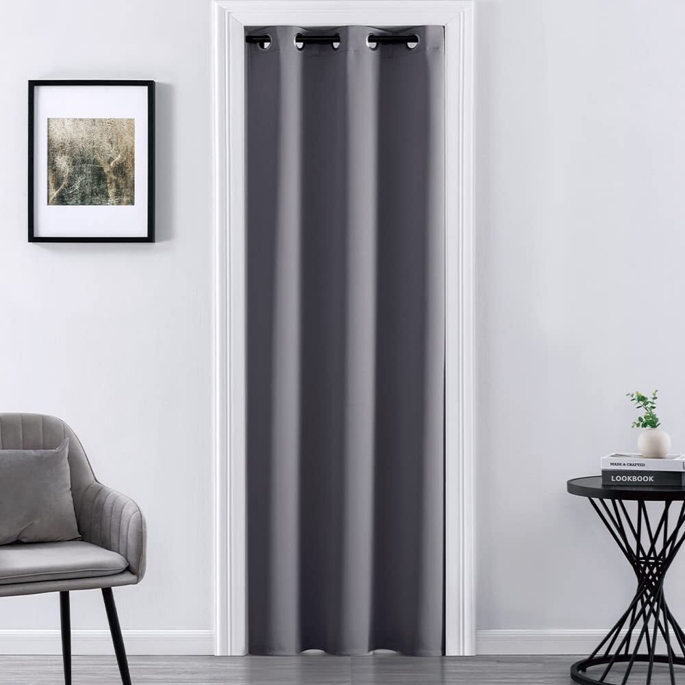 Thermal Insulated Winter Curtains Heavy Thick Door Blinds for Insulation