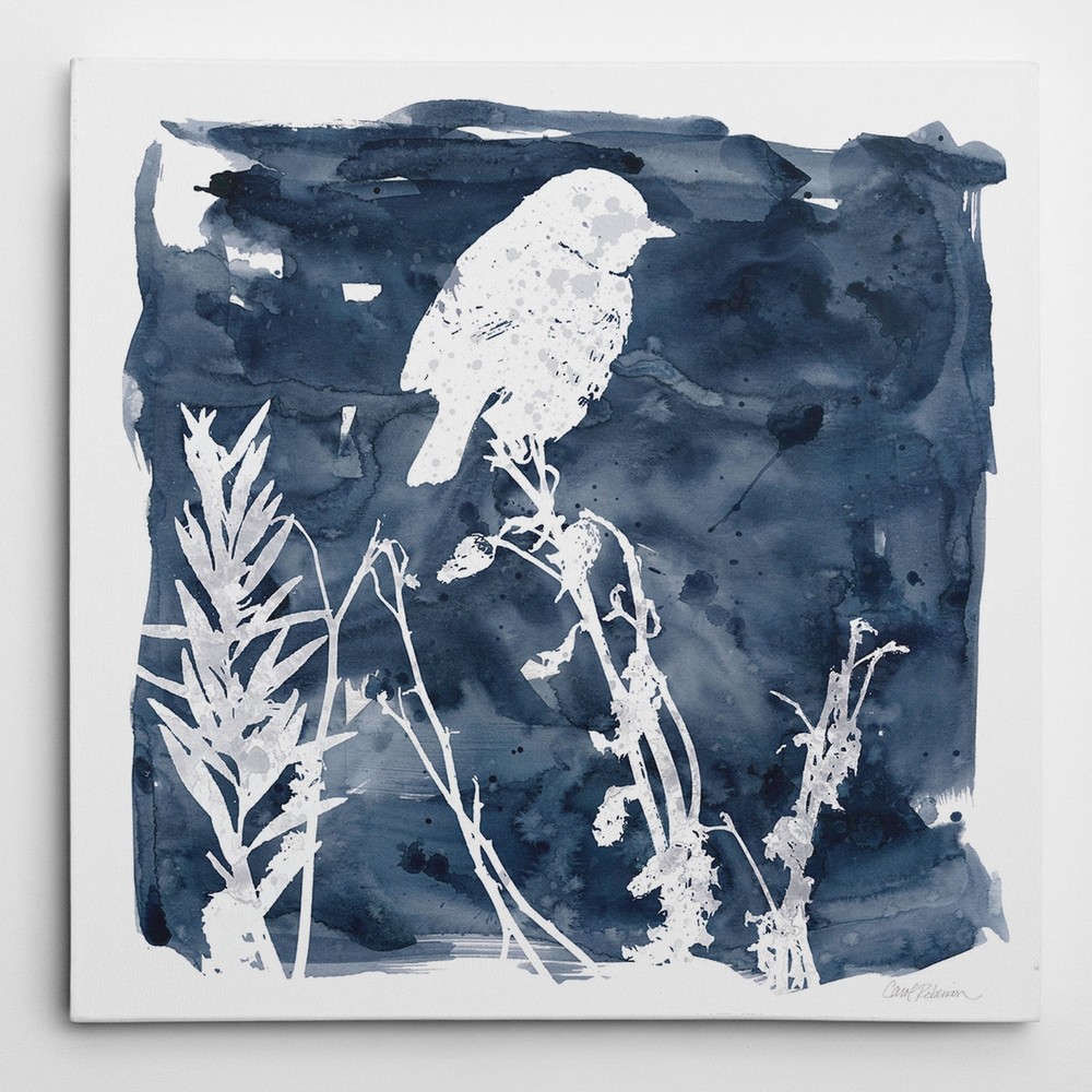 Wexford Home 'Indigo Bird I' Gallery Wrapped Canvas Wall Art  Large