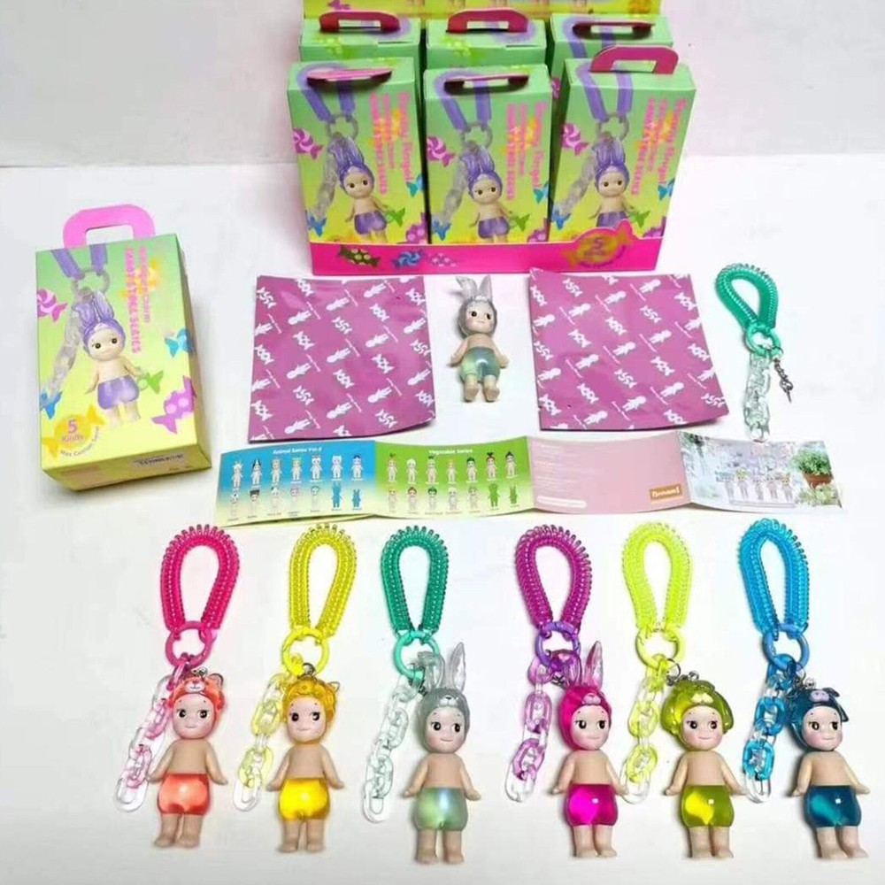 Sonny Angel Girl Candy House Series Blind Box Keychain Doll New 1Pcs