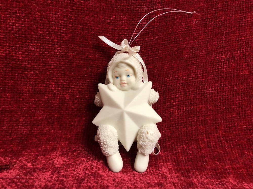 Dept 56 Snowbabies Swinging on a Star Ornament 68101 Retired New in Box