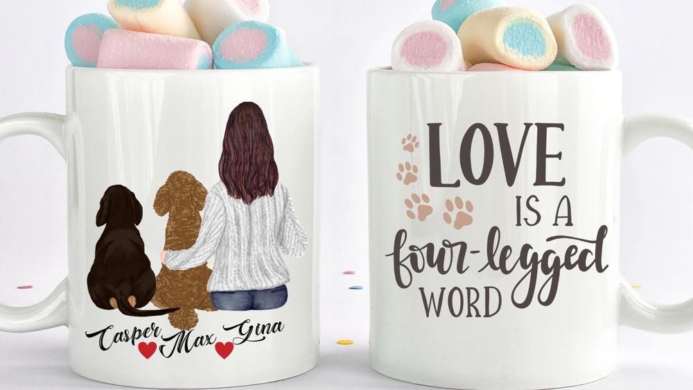 Custom  Dog Mom Mug Dog Mom Mug Dog Mom Gift Dog Lover Gift Dog Mug Dog Mom Dog
