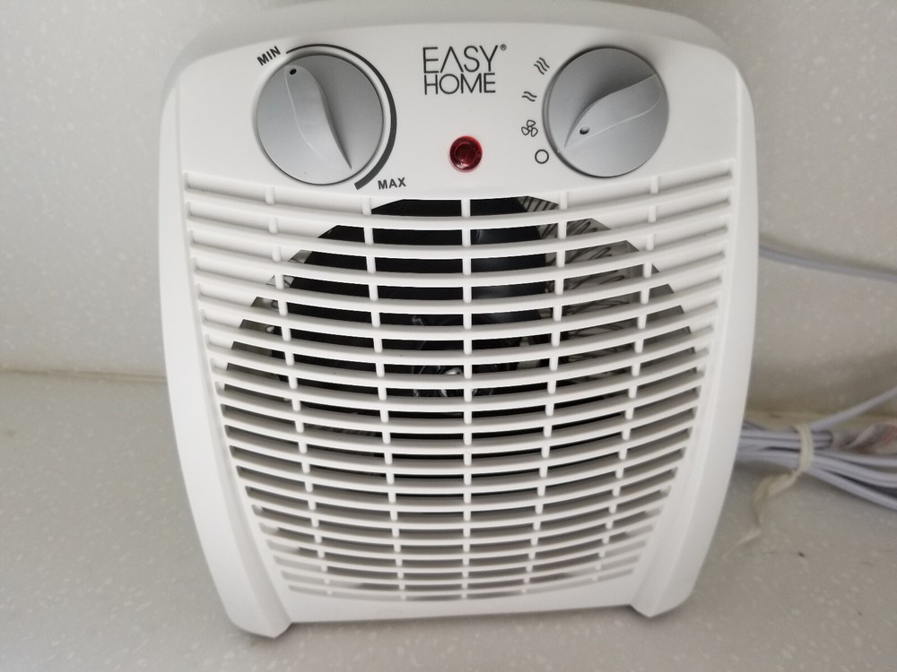 EASY HOME Fan Forced Heater White New in Box