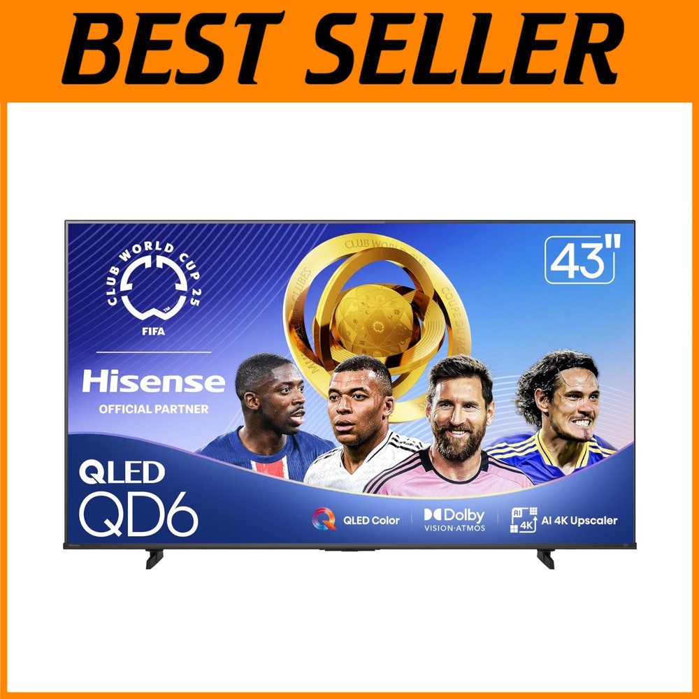 43-Inch QLED 4K Smart TV with Game Mode Plus Alexa & HDR 10+ Gaming Experience