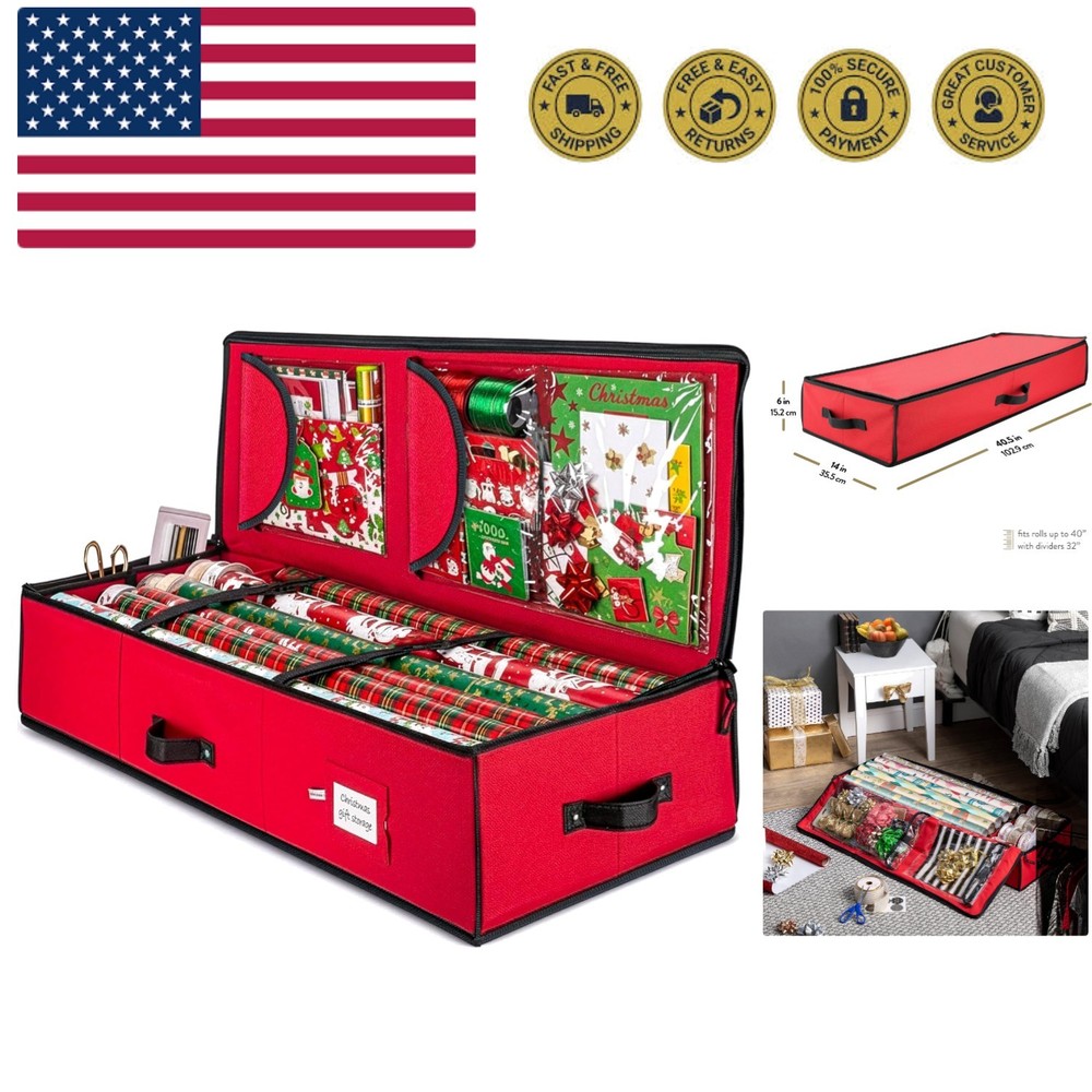 Gift Wrapping Paper Organizer Storage - 40