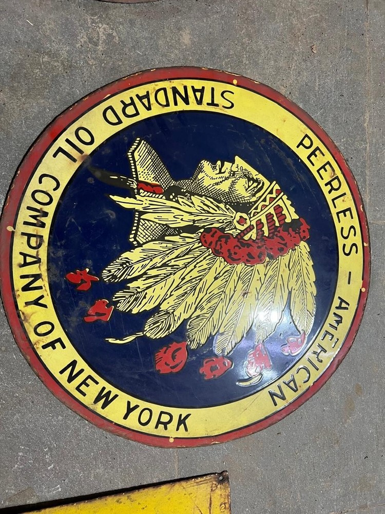 Porcelain Standard Oil Company Enamel Sign Size 20x20 Inches Single Sided