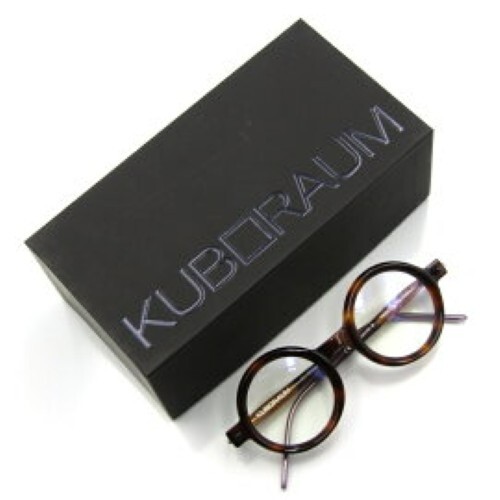 Kuboraum Maske P1 Round Havana Sunglasses with Spring Hinge Made in Germany