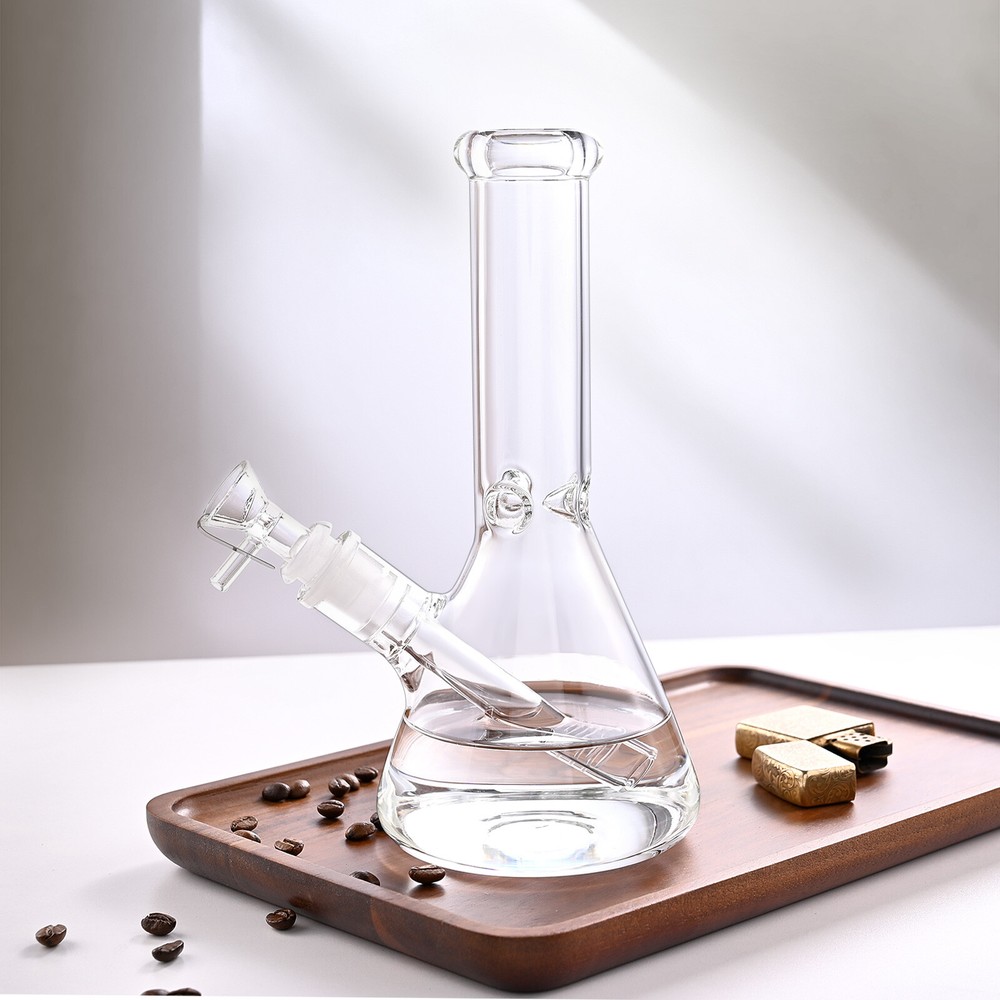 9 Inch Heavy Duty Glass Beaker Bong with 14mm Bowl for Smoking