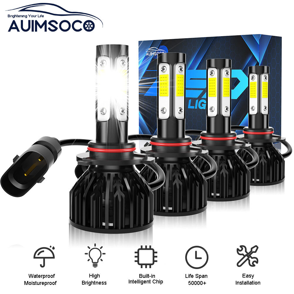 For Chevrolet Suburban 2500 2000-2006 Kits LED Headlight 4Pcs Lights Hi/Lo Beam