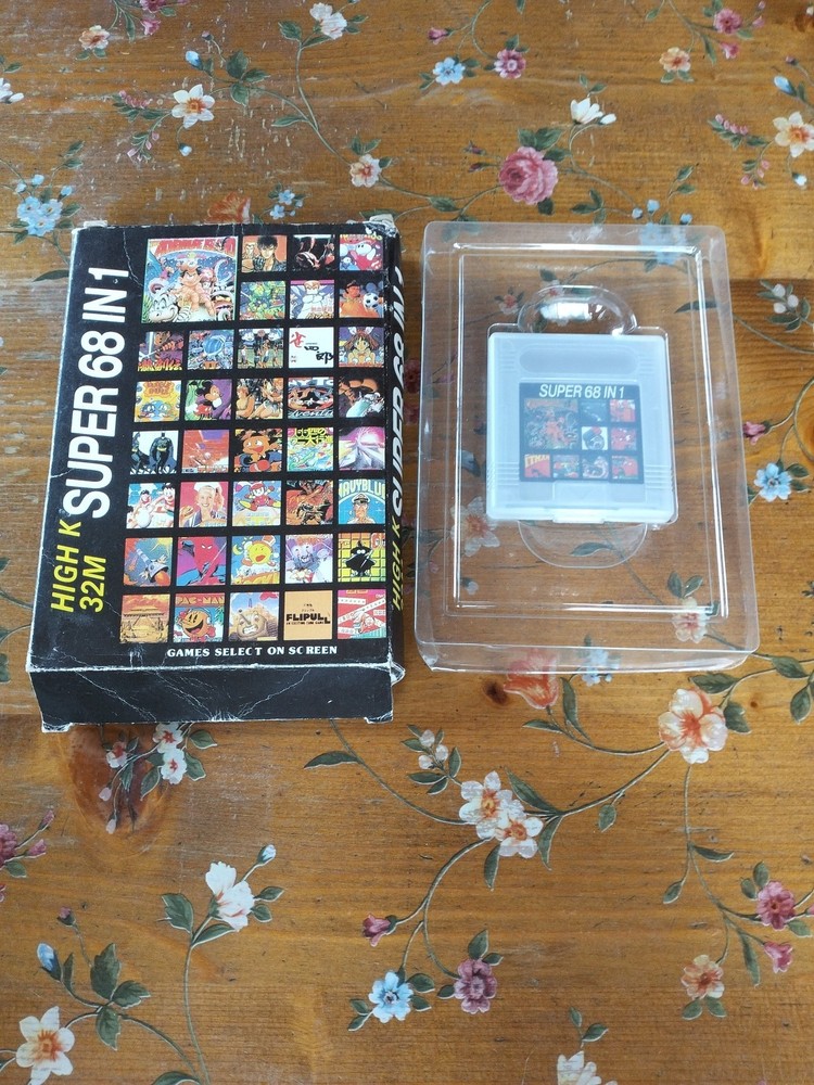 Game Boy, Super 68 in 1 — Multi Cart CIB / Complete Boxed — Gameboy Multicart