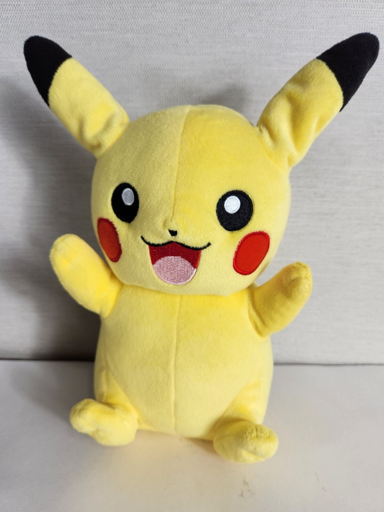 Pokemon Pikachu Plush Doll with Sound Lights & Ears Move 10