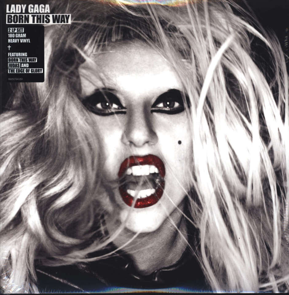 NEW BORN THIS WAY LP Lady Gaga Vinyl May 2011 2 Discs RECORD 2x 180gm 17 TRACKS