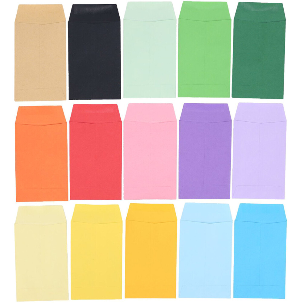 50 Mini Colored Storage Envelopes for Money Budgeting Mailing Organizing