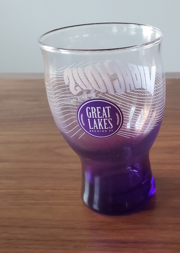 HTF Great Lakes Brewing Double IPA Beer Tulip Glass Cleveland NEW