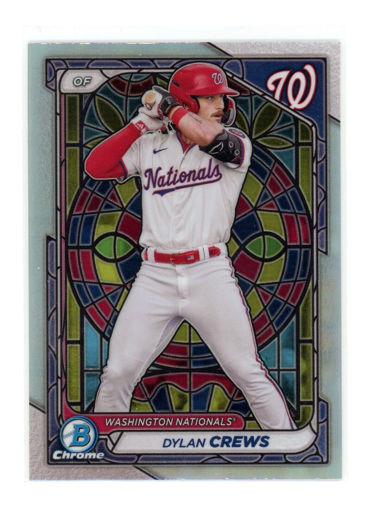 Dylan Crews 2024 Bowman Chrome Prospects Etched in Glass Variation SP #BCP-193