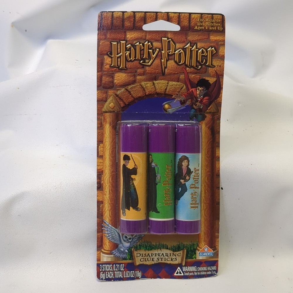 Harry Potter Disappearing Glue Sticks Set of 3 for Magic Crafting