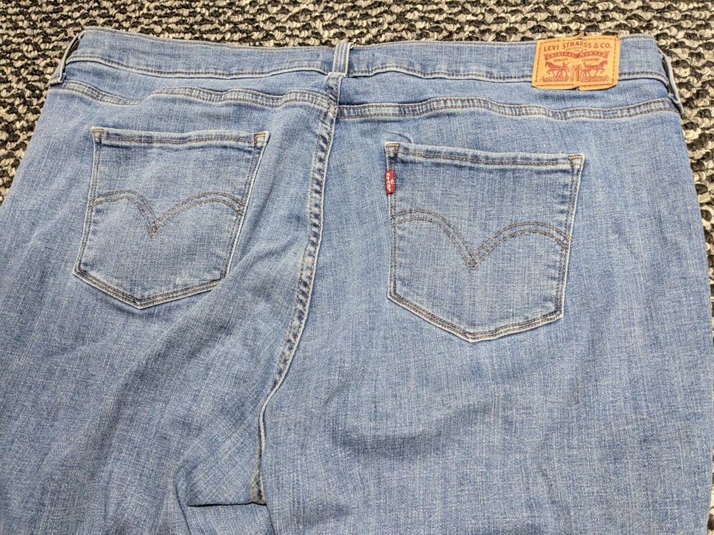 Women's Levi's 415 Classic Boot 20w 40x29 Elastic Waist Red Tab Polyester Cotton