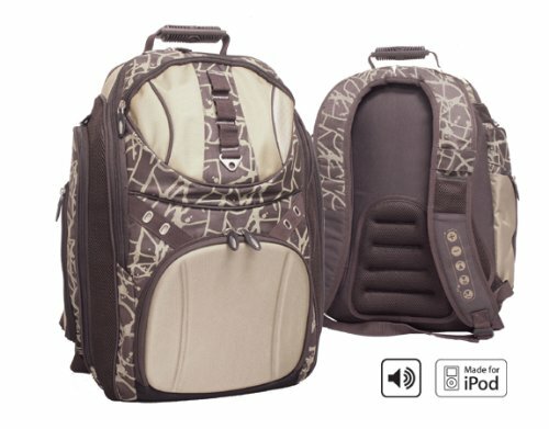 Beige High School Travel Laptop Backpack Rucksack Zipper Bag NWT Clearance Sale-image