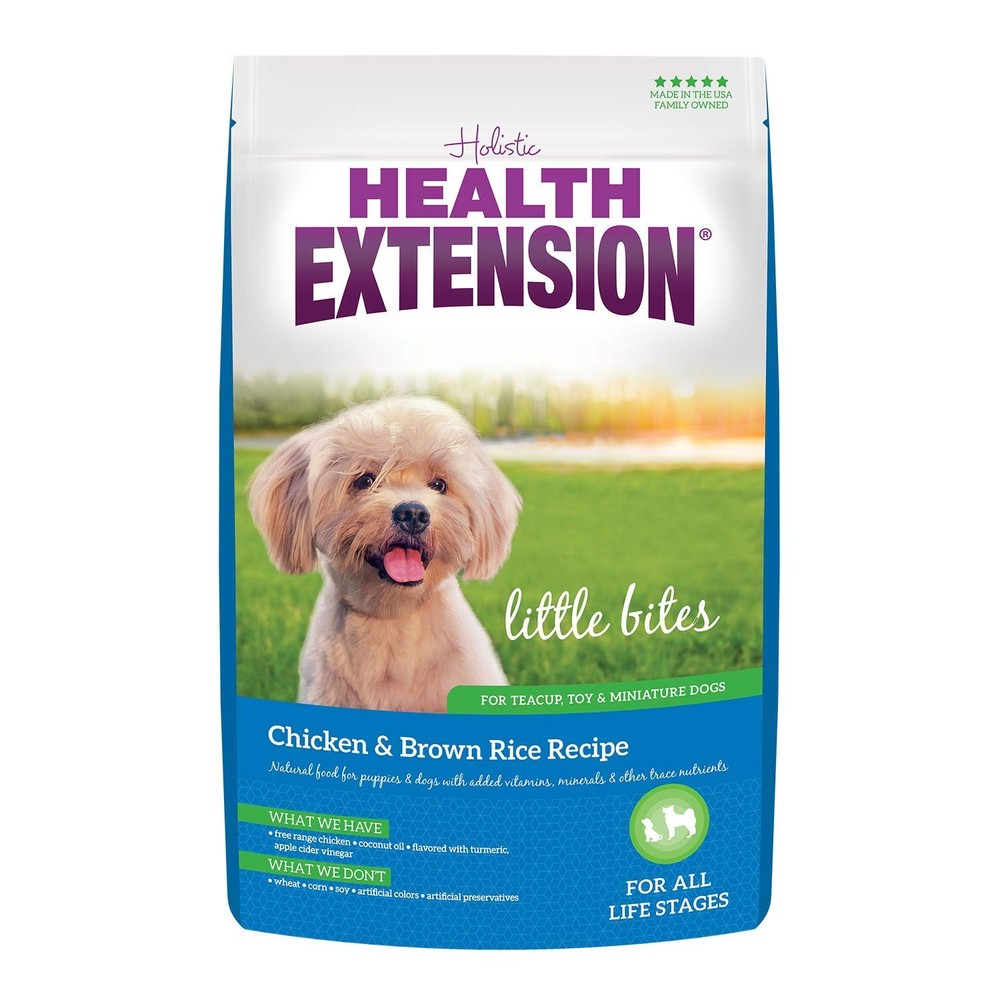 Health Extension Little Bites Dry Dog Food for Toy and Small 30 lbs, Multi