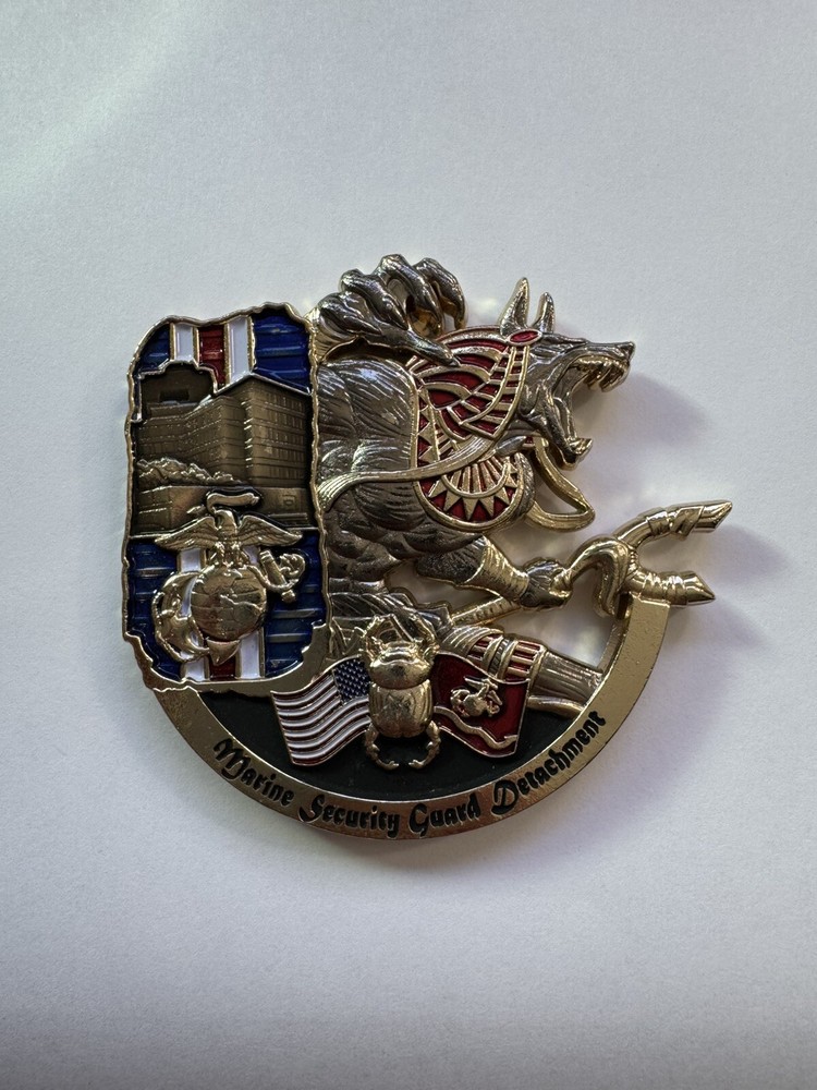 CHRISTMAS SALE - MSG CAIRO EGYPT Marine Security Guard USMC Embassy RARE-image