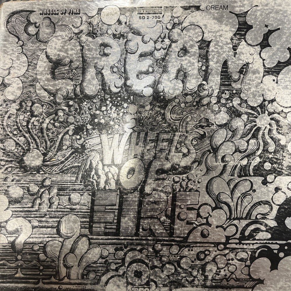 Cream - Wheels Of Fire Vinyl Record 1st Press 2LP