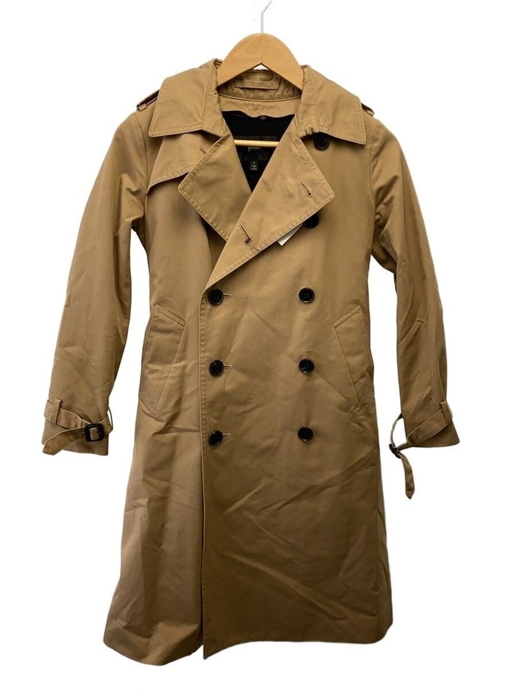Green Trench Coat/1/Wool/Beg 3944