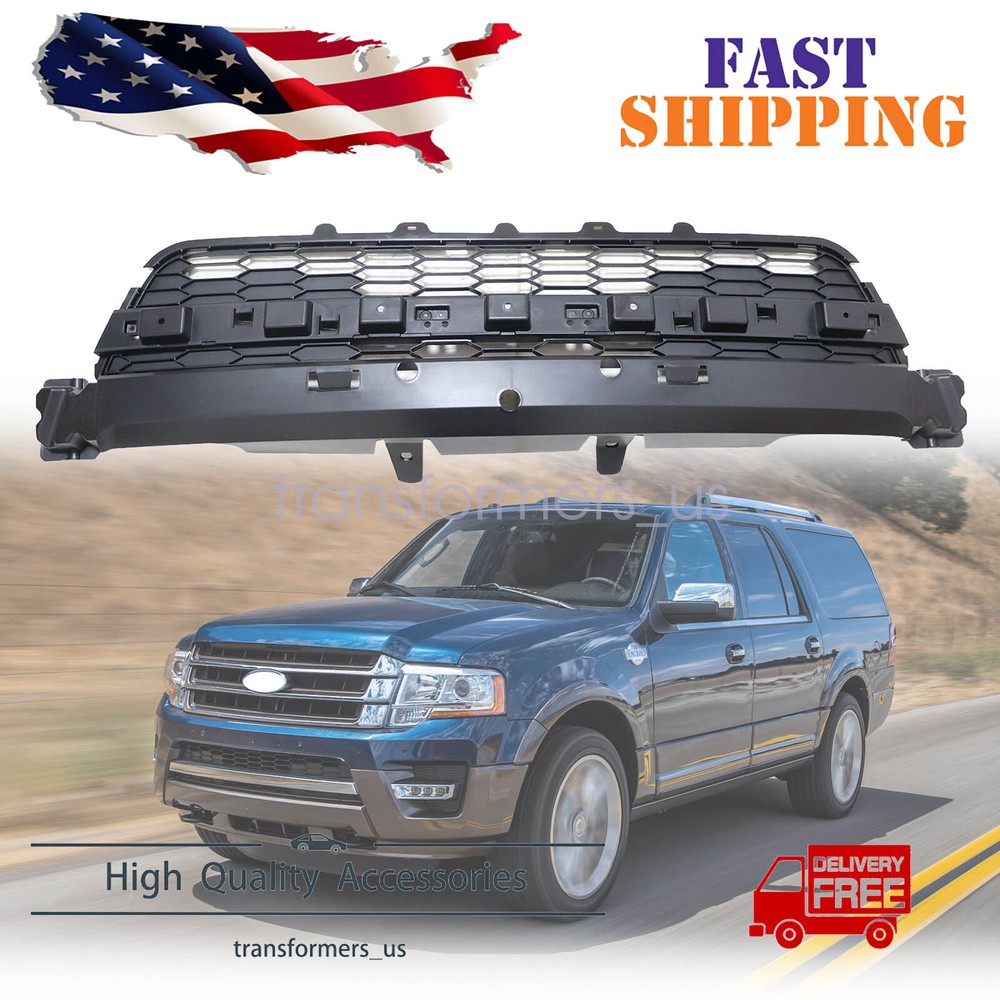 For 2015-2017 Ford Expedition Front Bumper Lower Grille Grill New FL1Z-17D635-AA