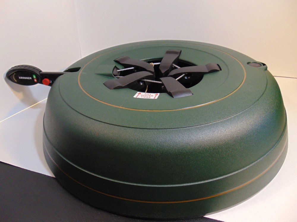 Krinner Tree Genie XXL Deluxe Tree Stand -Up to 12 Feet Fresh Live Trees, Green