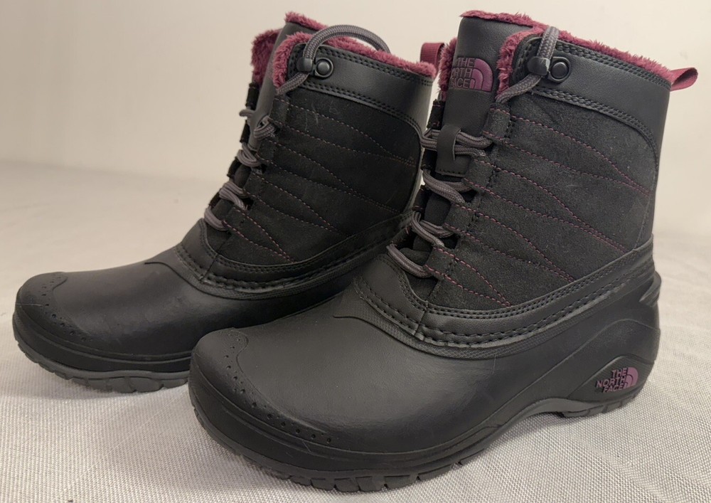 North Face Womens Stormkat Cold-Weather Boots Black Size 6