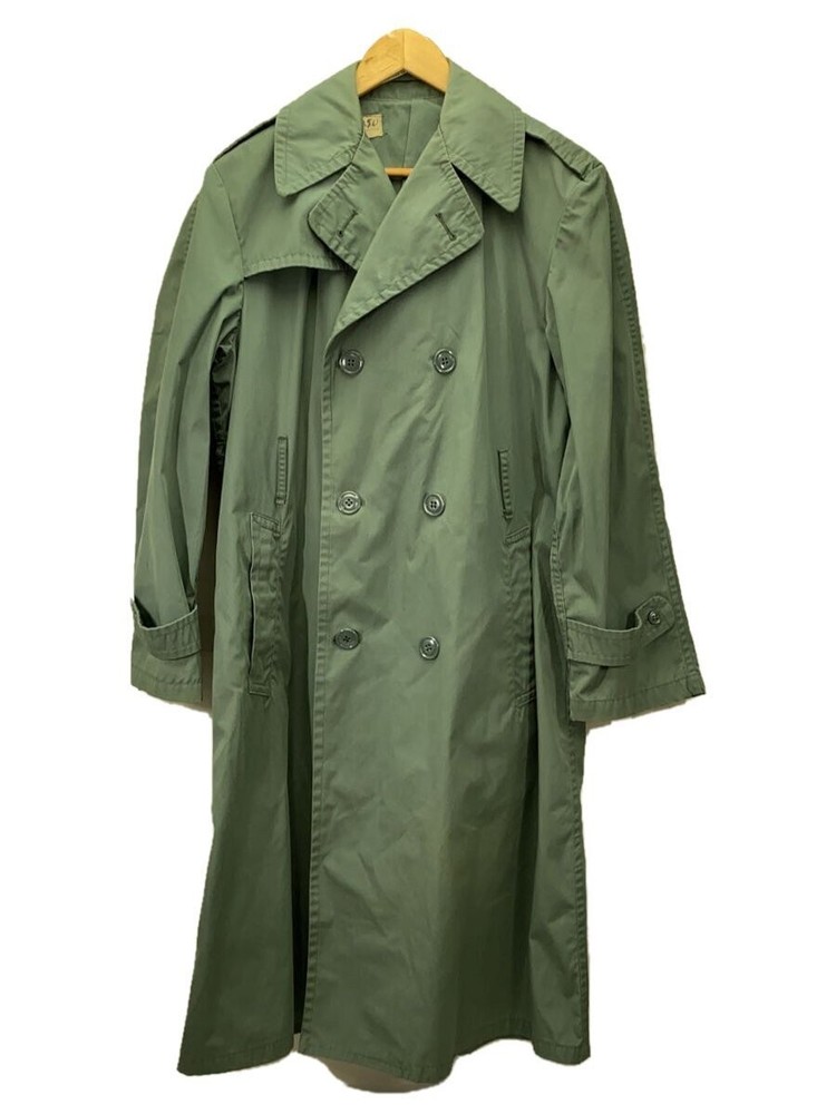 Trench Coat/-/Cotton/Grn 3944