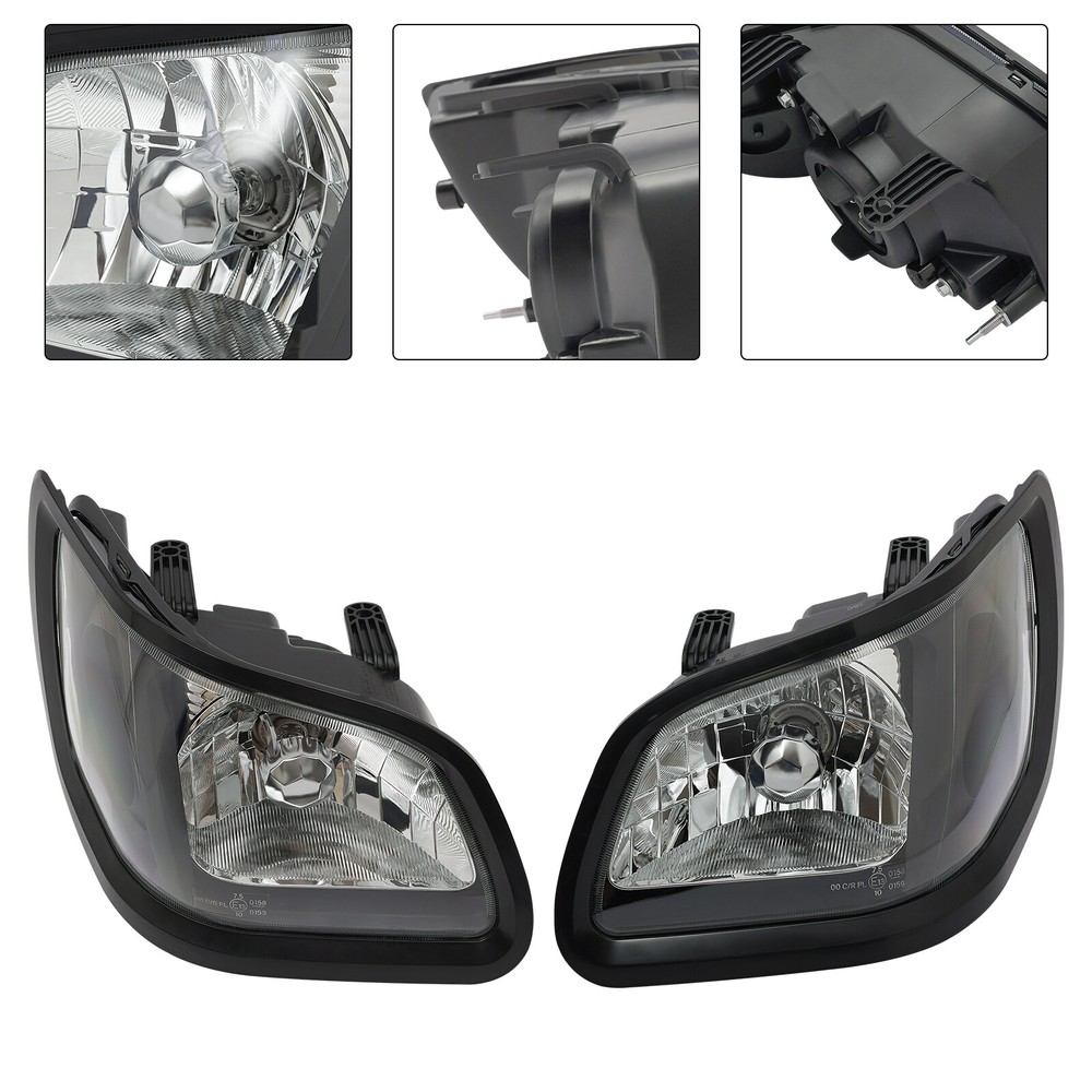 Pair Car Headlights For Kubota M96 MX4700 MX5100 Series Left & Right Front Lamps
