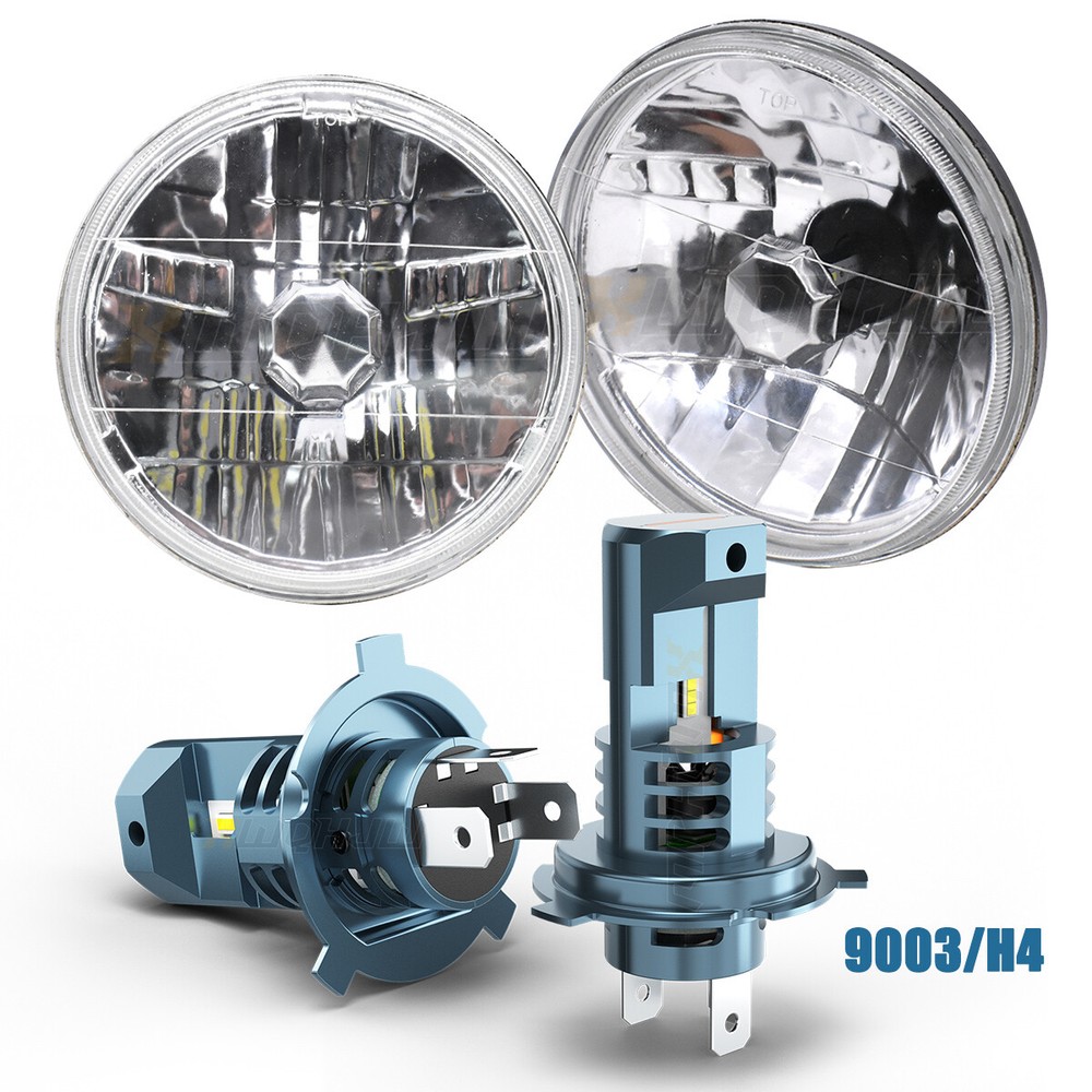 7 Inch LED Headlamp Headlights & H4 CSP Lights For Kenworth T2000 1998-2010