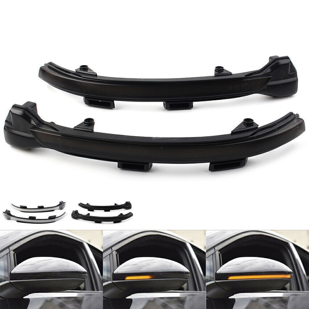 Pair LED Dynamic Turn Signal Light Mirror Indicator Lamp For VW Golf MK7 US