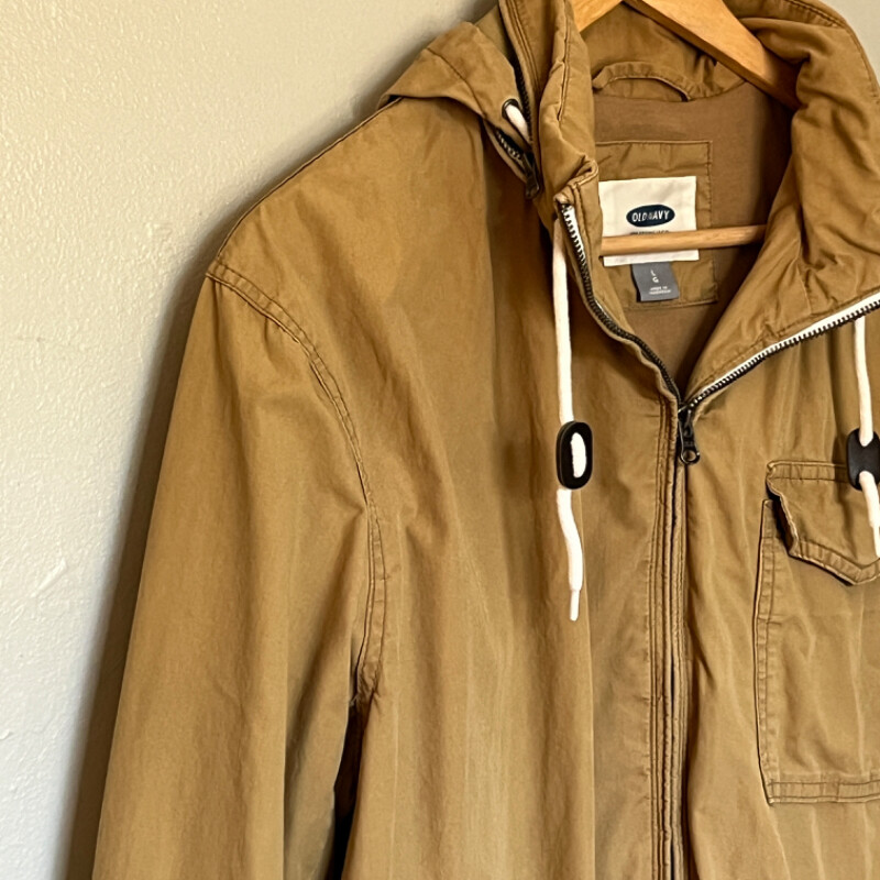 Old Navy Men's Jacket Khaki Size Large