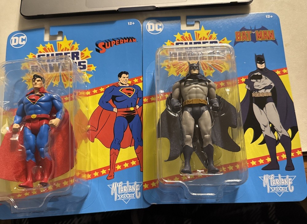McFarlane DC Super Powers  BATMAN (TDKR) VARIANT SUPERMAN ( FLEISCHER VARIANT)