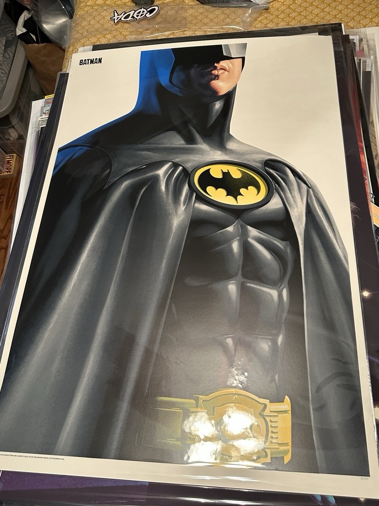 Batman 1989 Art Print Movie Poster by Phantom City Creative Limited Edition XX/250 PCC