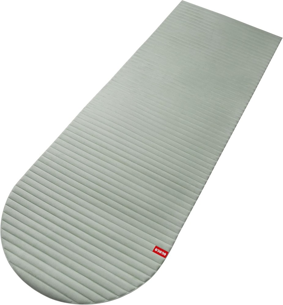 Extra-long 74x26 suede fitness mat with 1/3-inch thick poe material