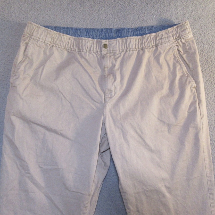 LL Bean Pants XXL Women Taper Leg Casual Stretch Measures 42x27