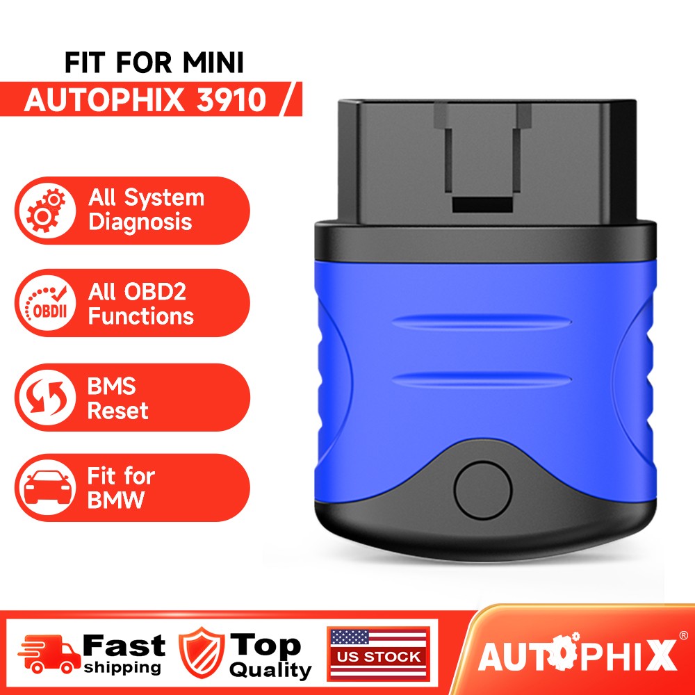 Autophix 3910 Bluetooth OBD2 Scanner All System Diagnostic Scan Tool for BMW