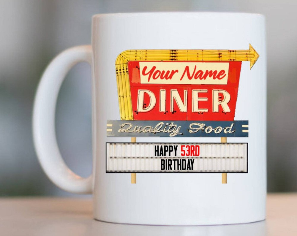 53rd Birthday Gift Mug for Women and Men Turning 53 Years Old