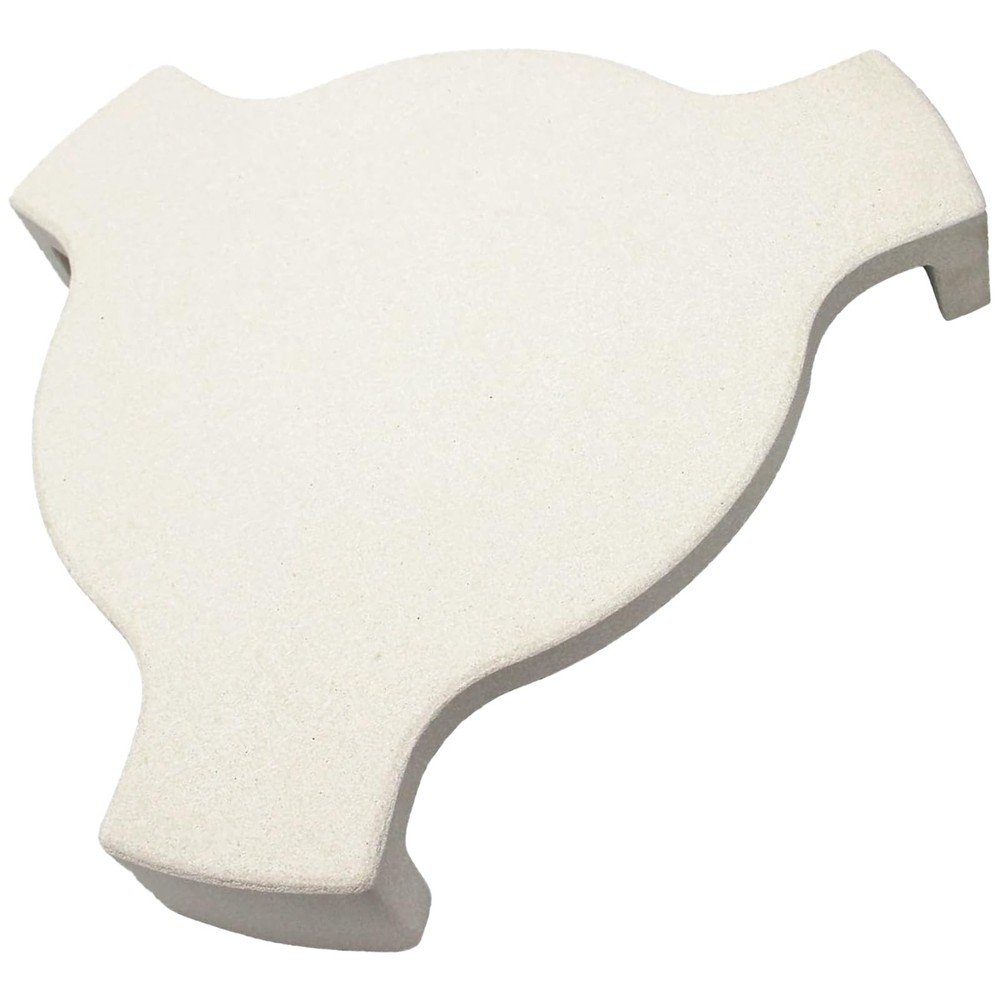 Extra Thick with legs Ceramic Pizza Stone, Heat 18in, terracotta or gray