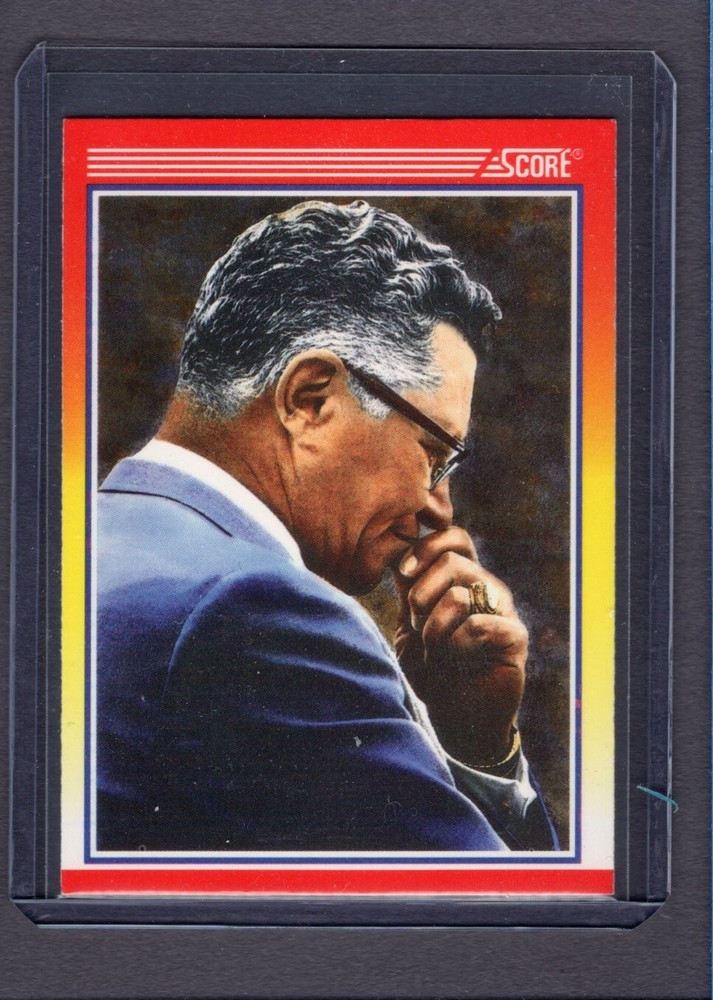 1990 Score Football Vince Lombardi Green Bay Packers The Legend #603