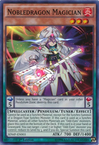 Nobledragon Magician SDMP-EN003 Super Rare 1st Edition Near Mint MTG Card