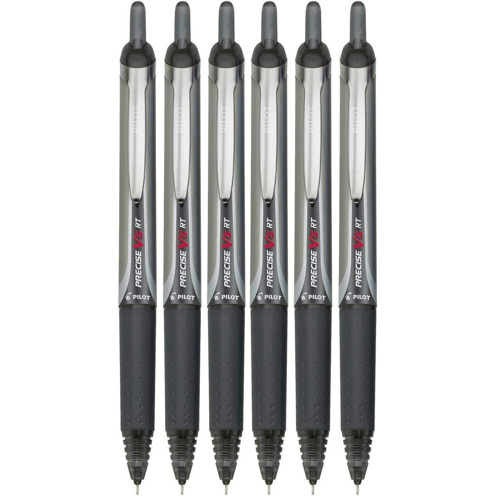 Pilot Precise V5 RT Retractable Rolling Ball Pens, Extra Fine Point, Black In...