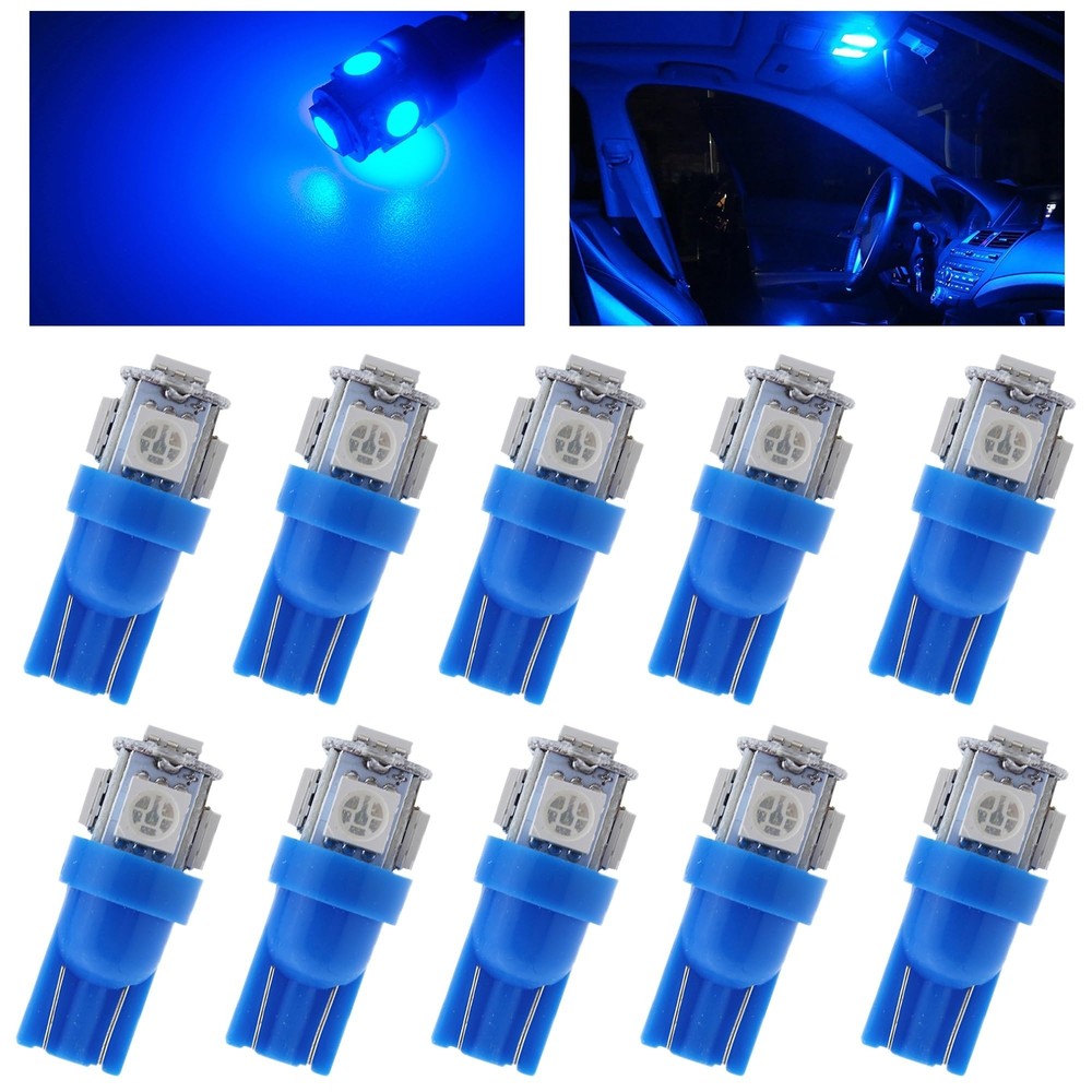 10 PCS T10 LED Light Bulb Kit, 5050 SMD Super Bright Car Interior Replacement
